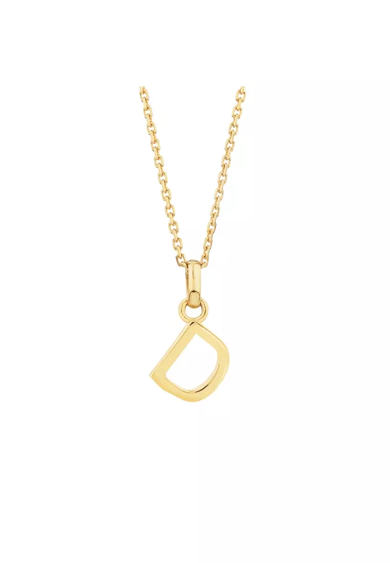 D on sale charm necklace