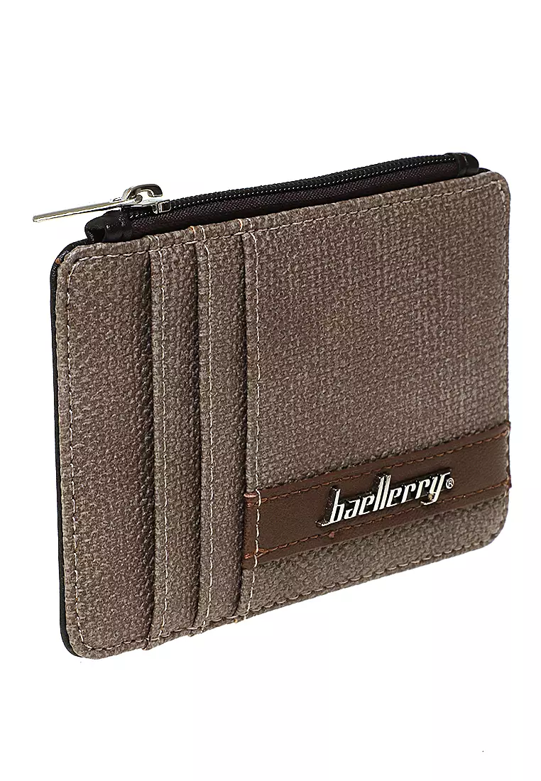 Card Wallet Dompet Kartu Pria Simple Design Material Leather Kulit ORIGINAL