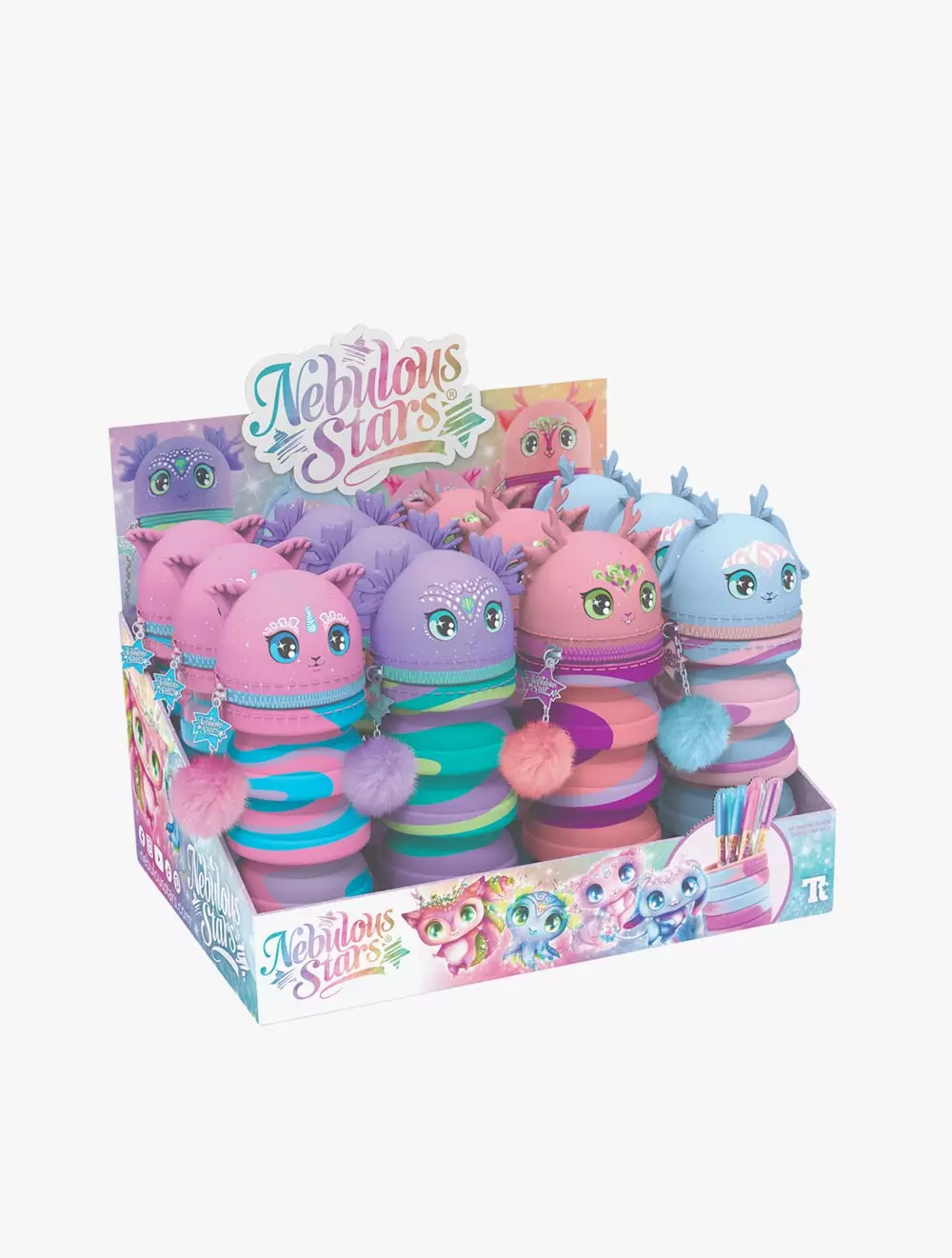 Nebulous Star STAND UP PENCIL CASE ASSORTMENT - NBU11437