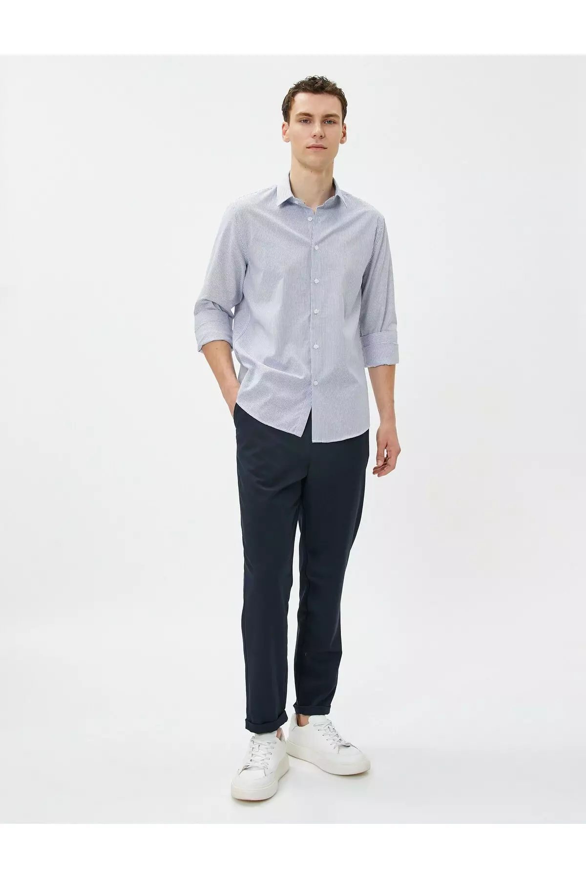 Basic Shirt Classic Cuff Collar