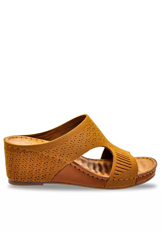Comfort Slip On Wedge Sandals