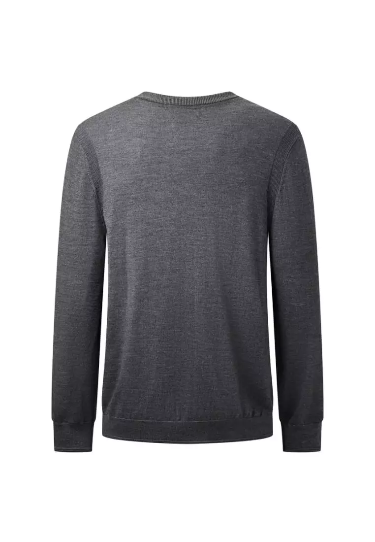 Pure Wool V Neck Sweater