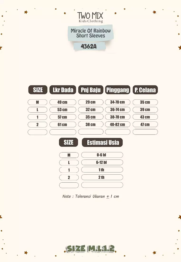 Two Mix - Set Baju Bayi Kaos - Setelan Baby Celana Panjang 0 - 2 Tahun 4362A Sage Green - Panjang