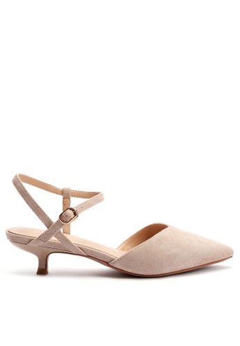 Twenty Eight Shoes beige Strap Mid Heel 395-8 4CB47SH6277A8FGS_1