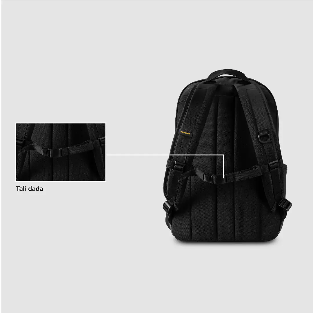 Weston 6.0 Laptop Backpack 14 Inch Tas Ransel Kerja Kuliah Sekolah Classic 21 L - Hitam