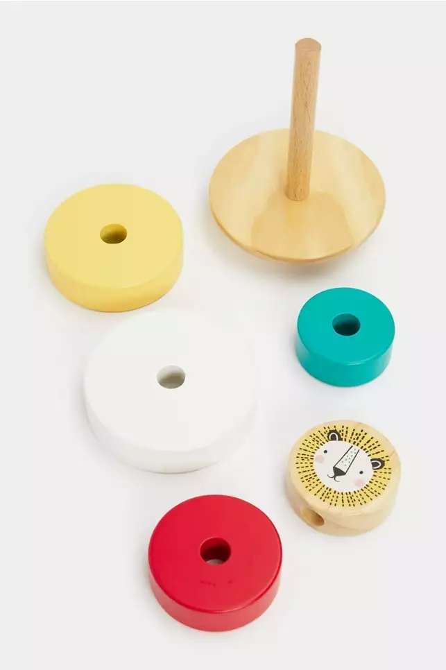 Mothercare Mp Wooden Stacker - Mainan Edukasi Balok Susun Singa