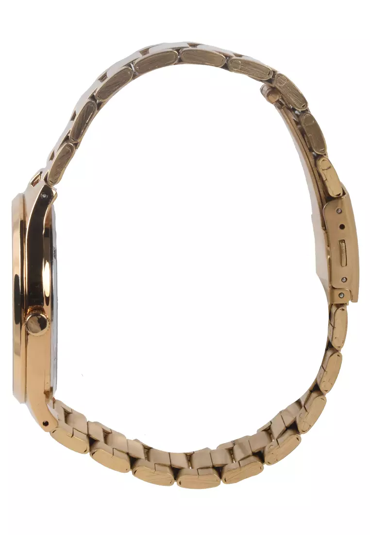 Mirage - Jam Tangan Analog Pria - Gold - Stainless Steel Bracelet - 18604M-F