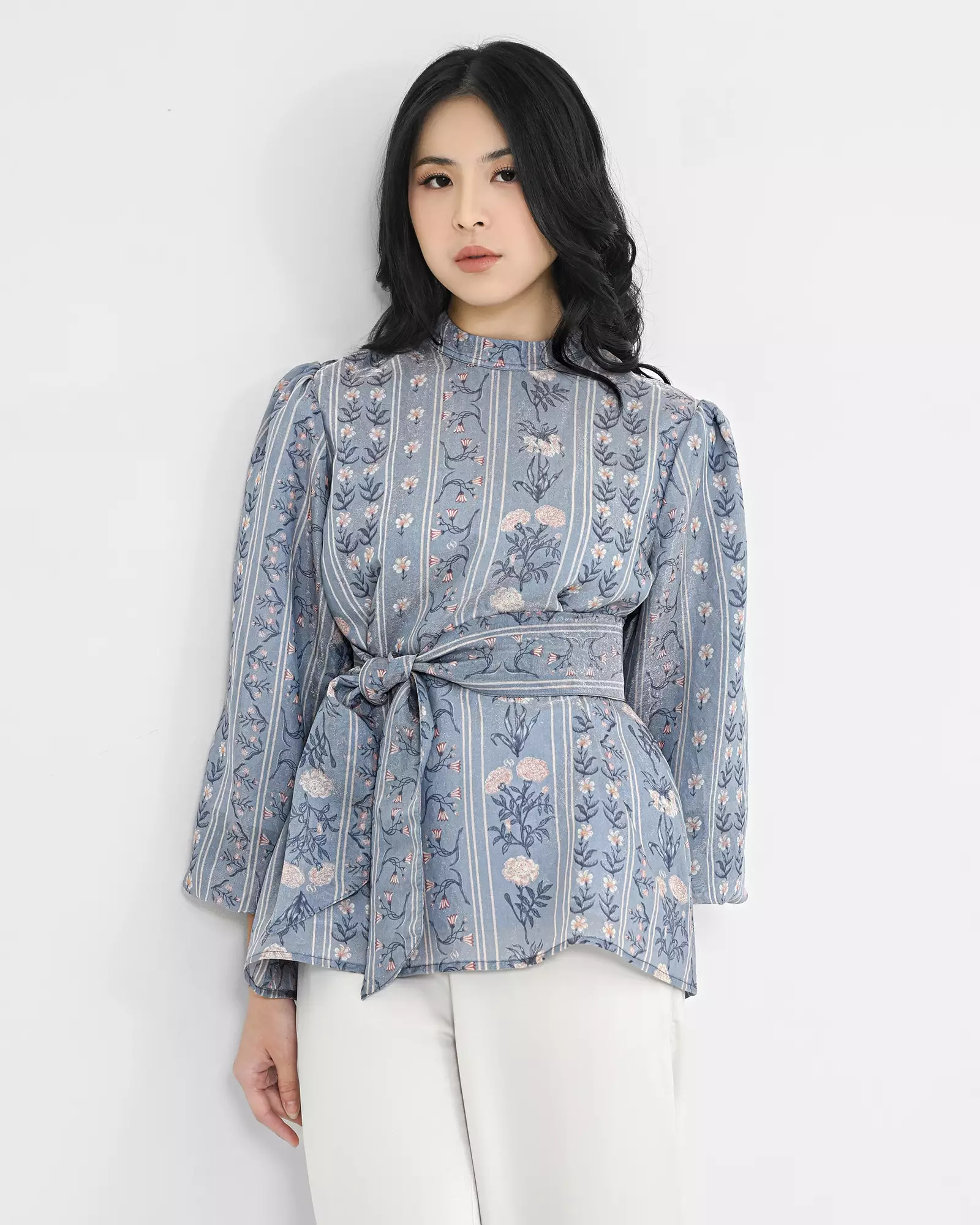 Geulis.id RAMANTA BLOUSE - DENIM