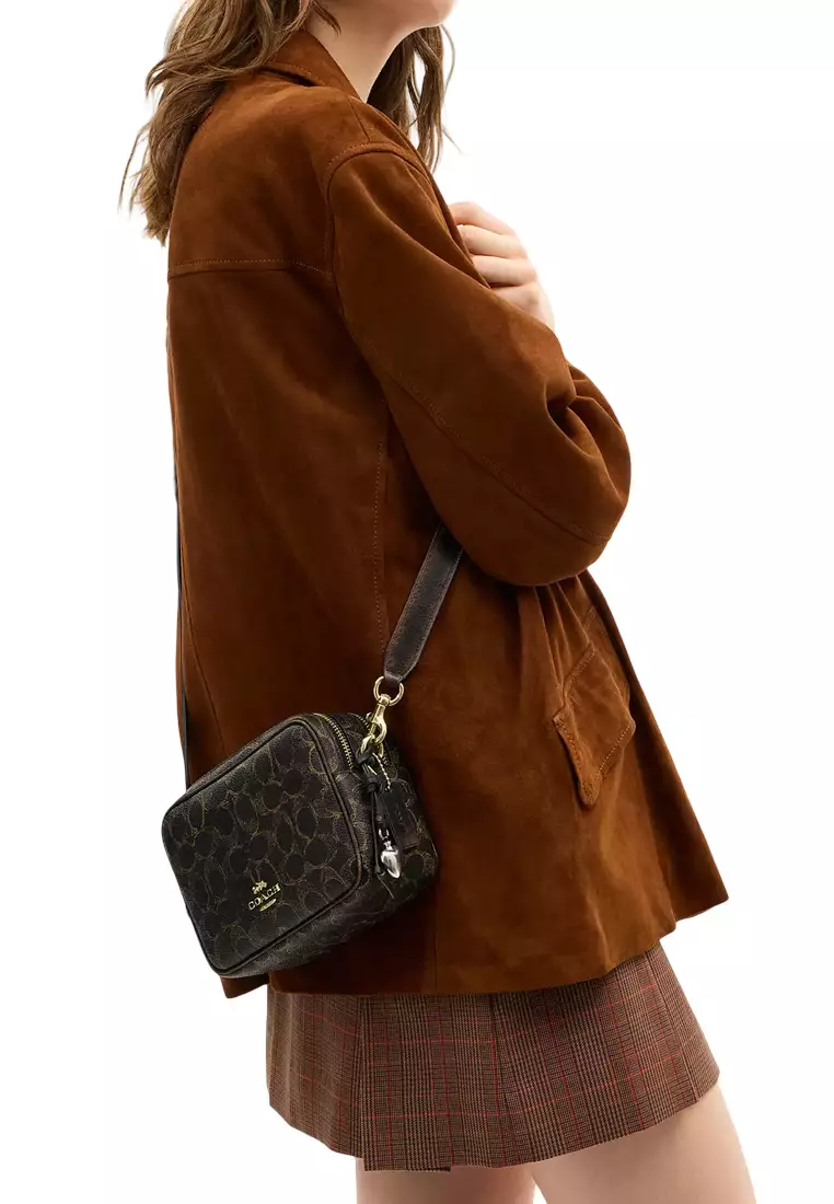 Buy COACH Mini Carey Crossbody Bag In Loved Signature Canvas