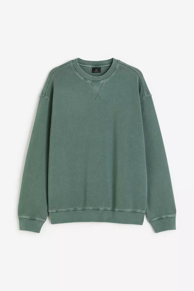 Buy H M Relaxed Fit Washed look sweatshirt 2024 Online ZALORA