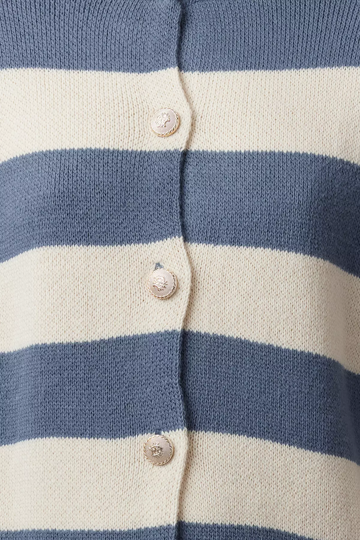 Striped Knitwear Cardigan