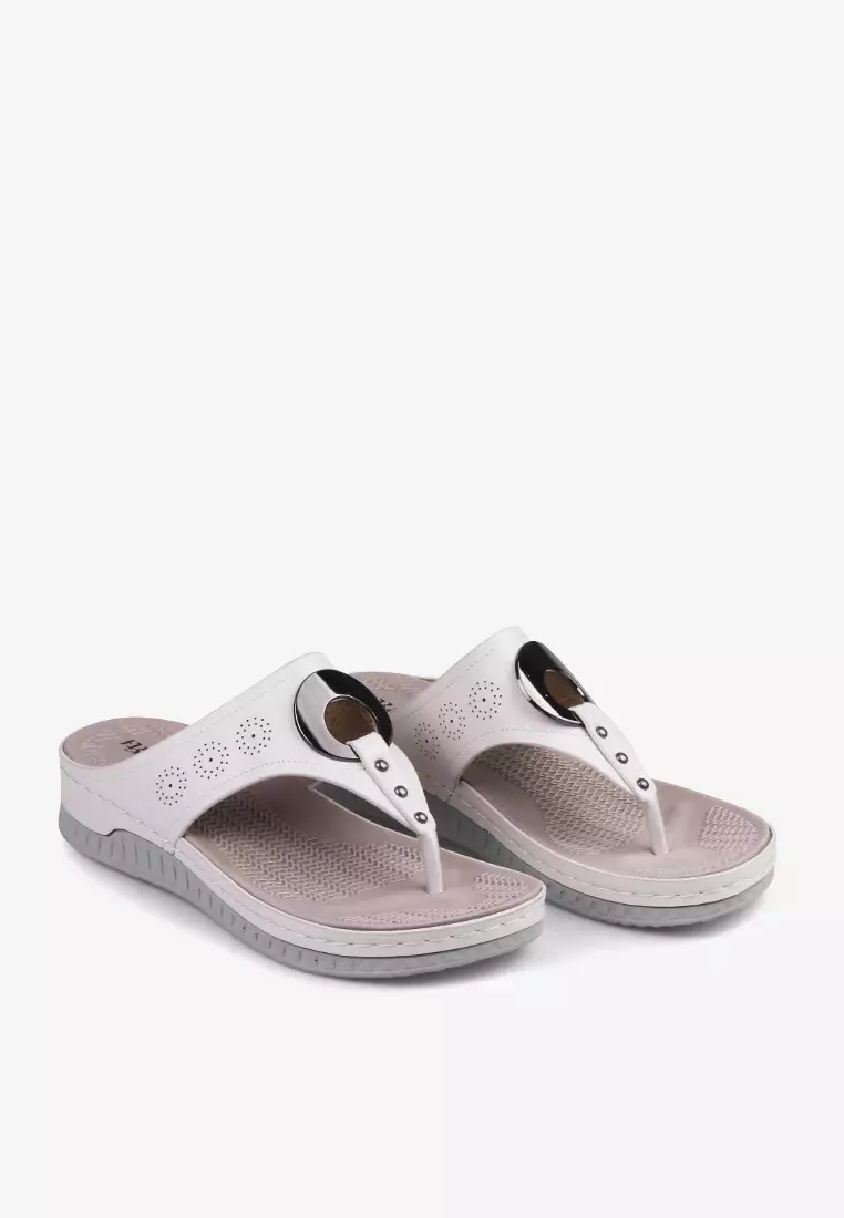 Sandal Capit Platform Wanita PU Premium Ringan L.Imelda 01