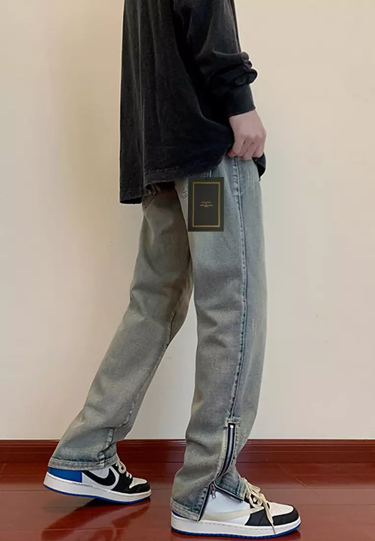 Ckj 035 clearance straight taped jeans