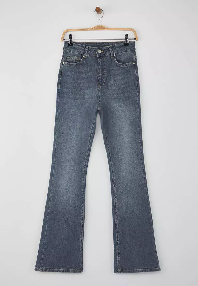 High Waist Flared Jeans