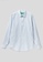 United Colors of Benetton blue Slim fit shirt in yard dyed cotton F3CEBAA271793AGS_2