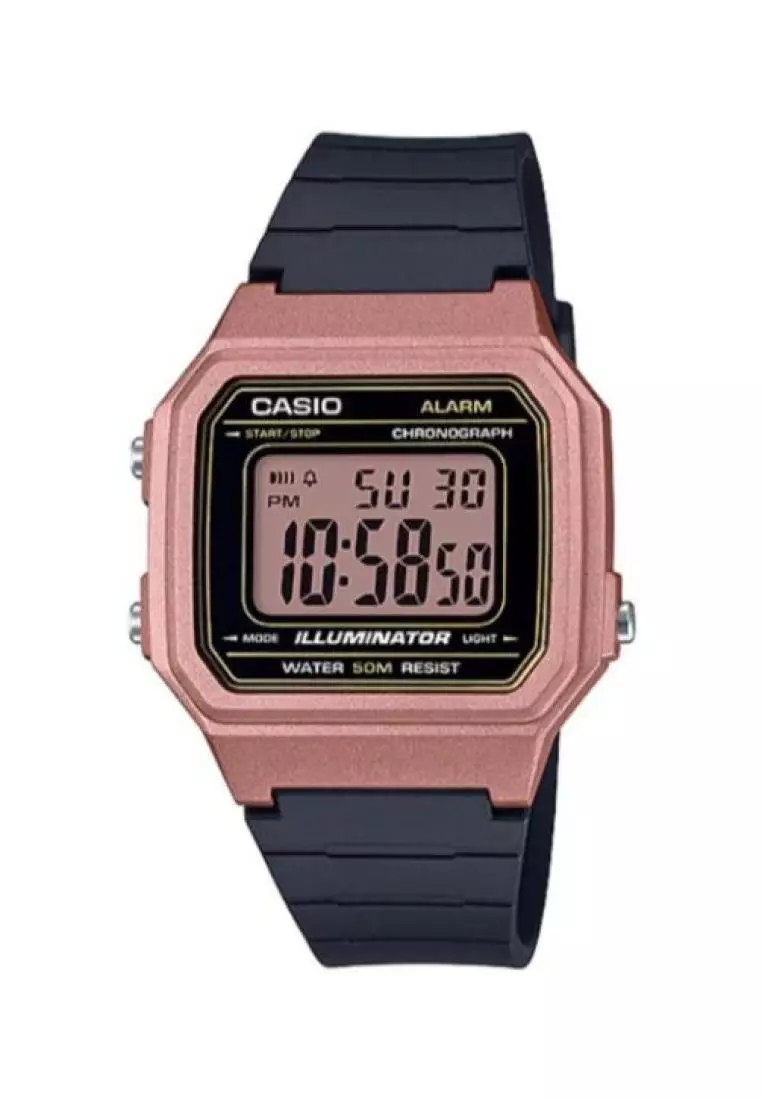 Casio illuminator rose gold best sale