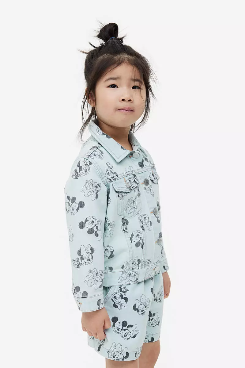 White denim jacket sale h&m