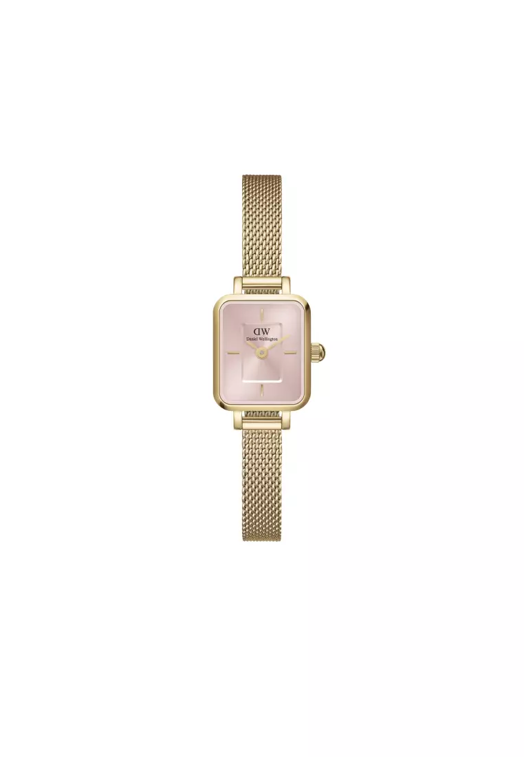 Quadro Mini Evergold Gold Blush 金 粉色 15.4x18.2mm-女性手錶 - 不銹鋼手錶 - DW -女子手錶 - 女錶