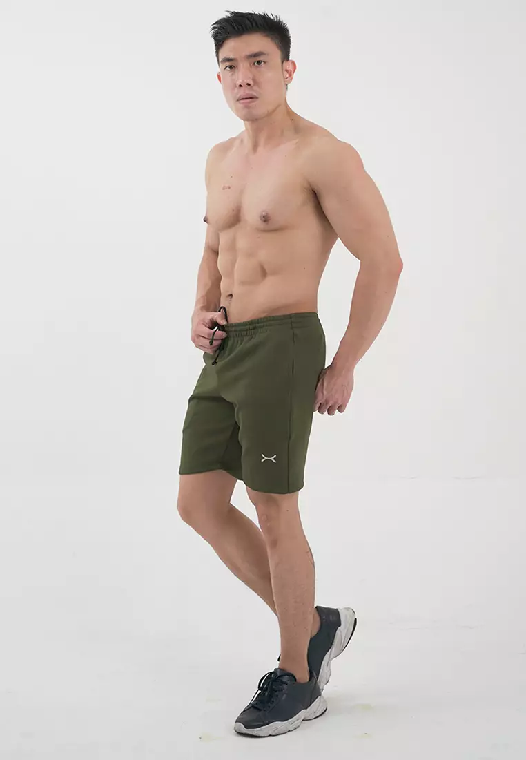 FLEXZONE Sports Short Pants Basic Marathon 2.0 Series Army Green