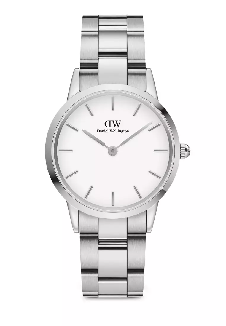 Iconic Link 32mm Watch White dial Link strap Sliver jam tangan perempuan jam tangan wanita Watch for women DW