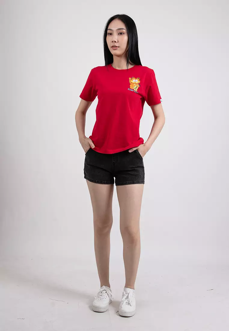 Forest Ladies Stretchable Denim Short Pants Casual Elastic Denim Shorts Women - 860162-01Black