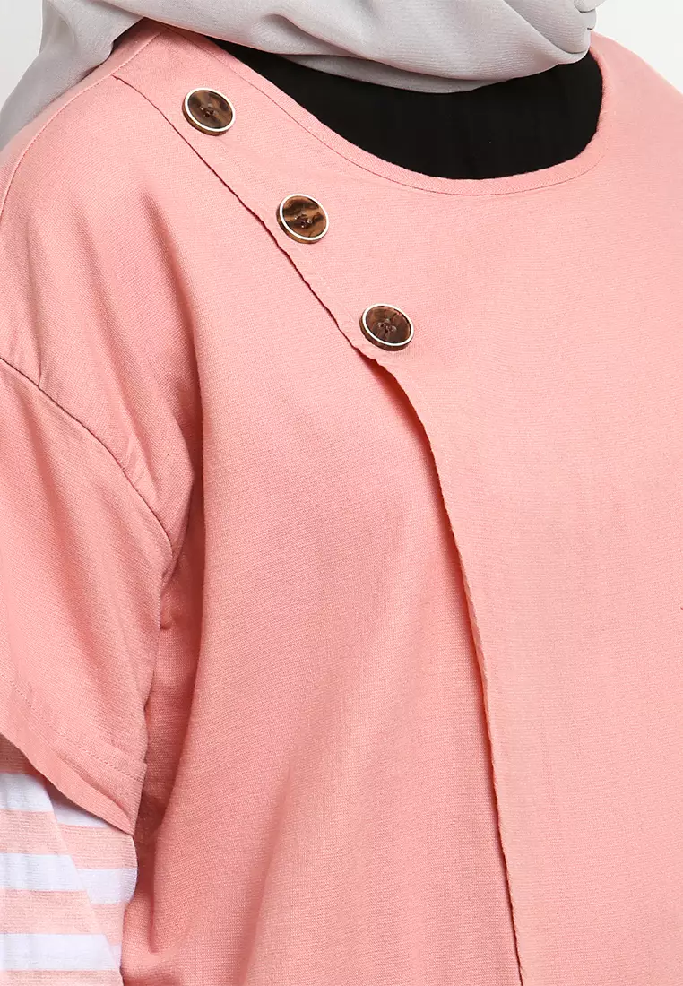 Flamoush Jannie Pink Casual Shirt
