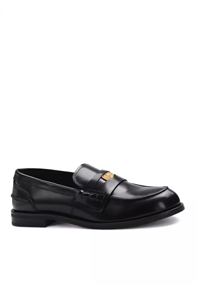 Discount on Twenty Eight Shoes  shoes - SKU: VANSA Fashion Gold Buckle Shinny Patent Loafers VSW-F22