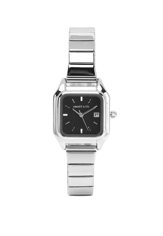 Kaytie Silver Stainless Steel Analog Watches