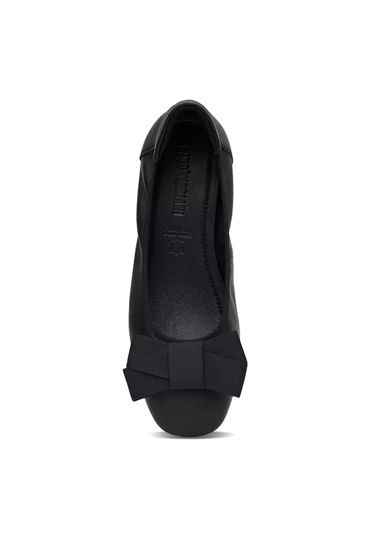 Sepatu Pantofel Formal Wanita Gino Mariani Elara Hitam