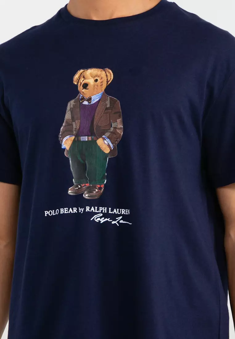 light blue polo bear shirt