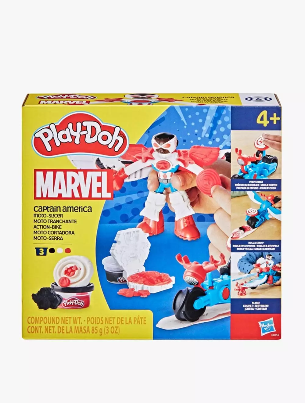 Play-Doh Marvel Captain America Moto-Slicer Playset - PDOG0555