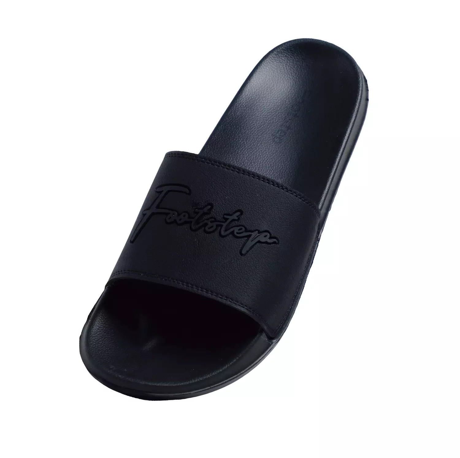 Footstep Footwear Sandal Pria Slide Zeta Full Black Original Sandal