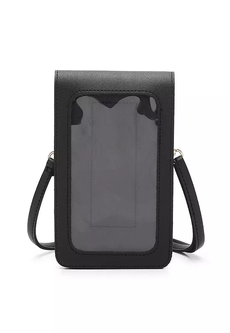 Women's Shoulder Sling Bag / Crossbody Bag - Black