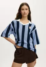 Navy Blue Stripe