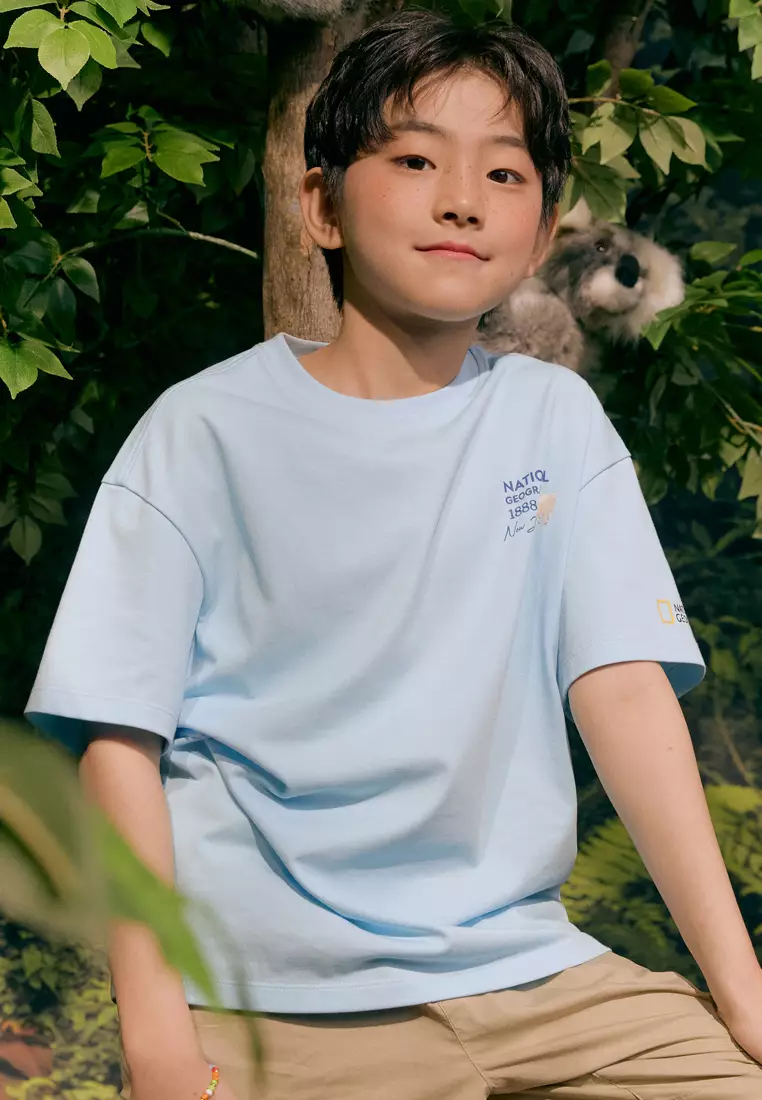 童裝動物圖案短袖T恤