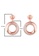 Vedantti pink Vedantti 18k The Circle Slim Earrings in Rose Gold A5055AC88E8679GS_5
