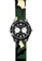 EGLANTINE black and green and silver EGLANTINE® Terrenz Unisex Military Steel Quartz Watch, Black Dial, Camouflage Textile Strap B2B49AC75214A1GS_2