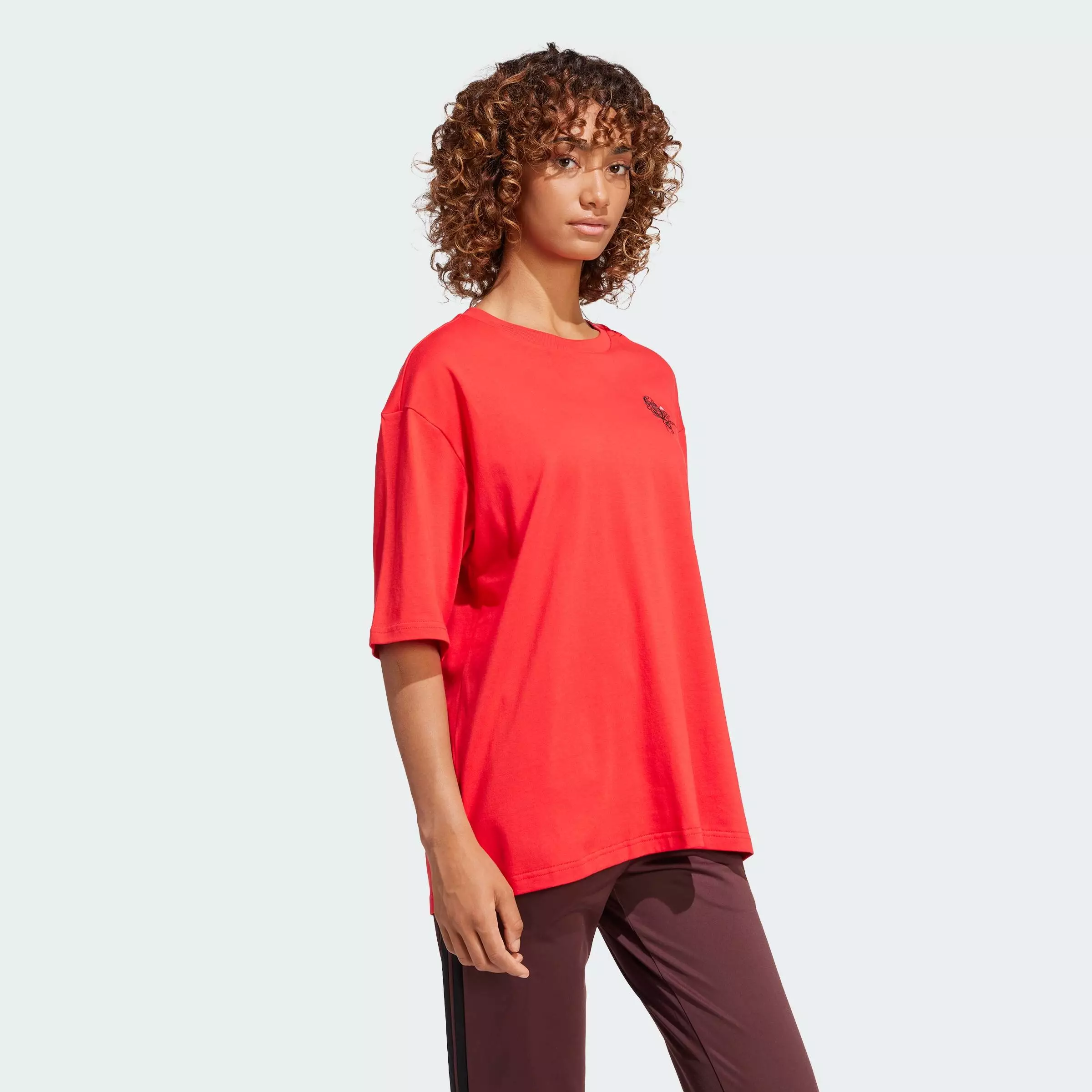 Lifestyle Codes Photoreal Graphic Tee Women Red JJ4065