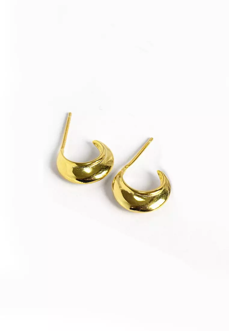 Buy LYCKA LDR8088g S925 Silver Half Circle Earrings 2024 Online