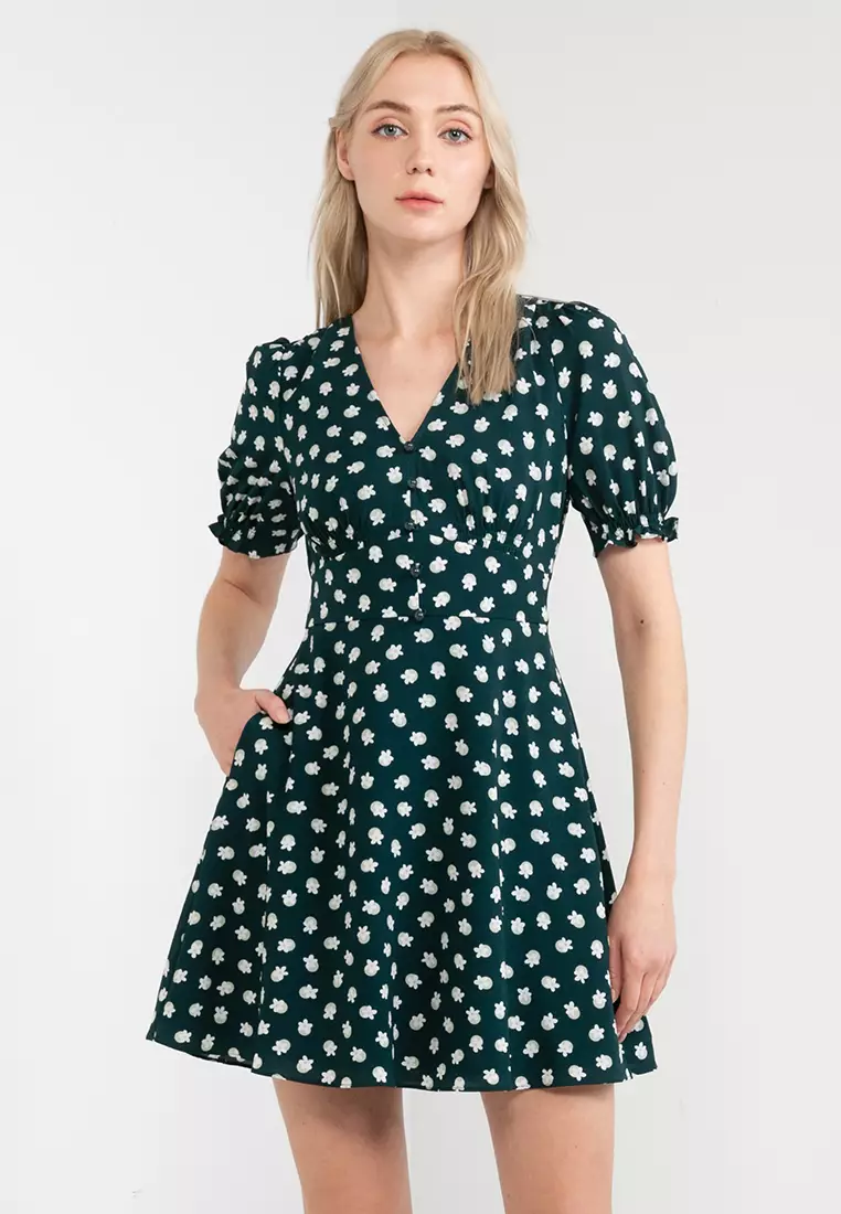 Kate spade cloud store dot midi dress
