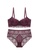 ZITIQUE purple Stylish Lace Lingerie Set (Bra And Underwear) - Purple 534F8US0EB61E7GS_1