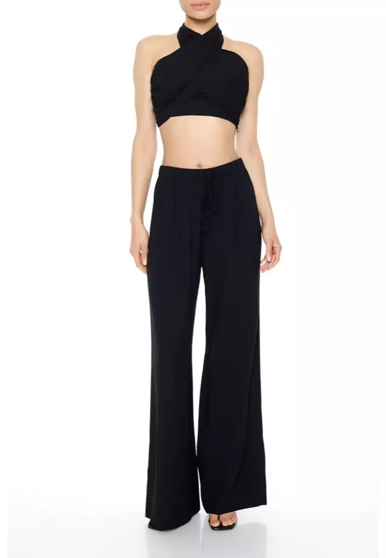 Forever 21 black halter top deals