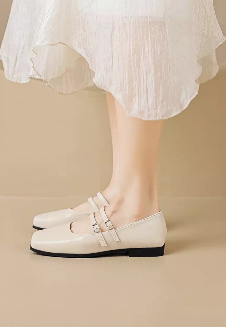 Double Strap Mary Jane Shoes WW8393-1