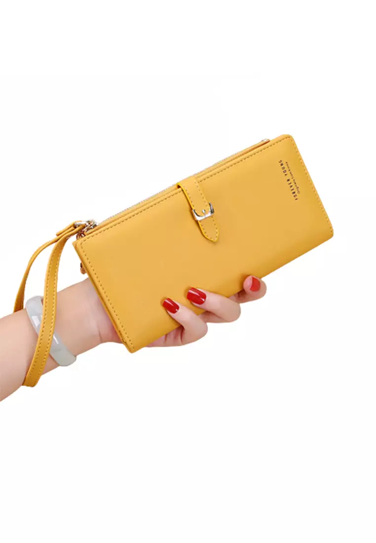 Yellow clutch purse forever 21 store