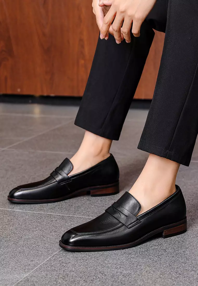 Grain Leather Penny loafers MK3193-1