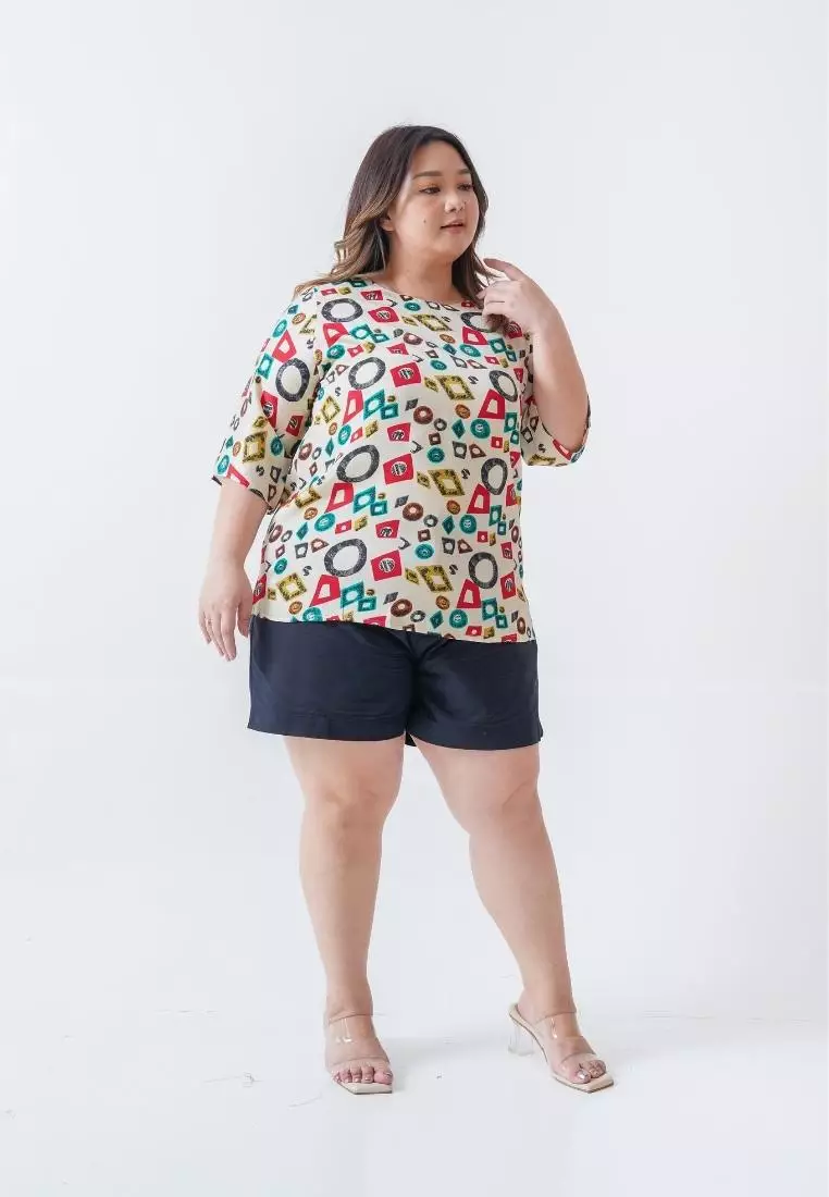 Plus Size Blouse Hera Pop Colorfull