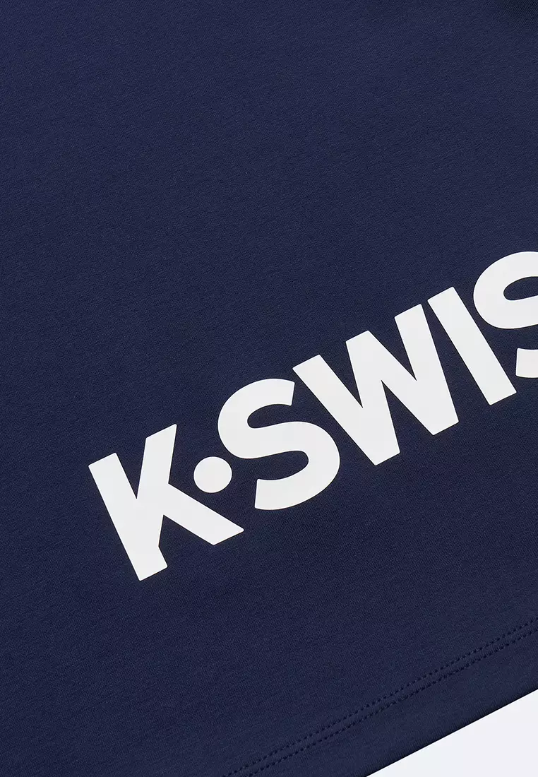 女裝 K-SWISS LOGO 拼色落肩T裇