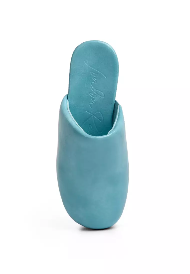 London Rag Blue Solid Platform Slip On Mules 2023 Buy London Rag