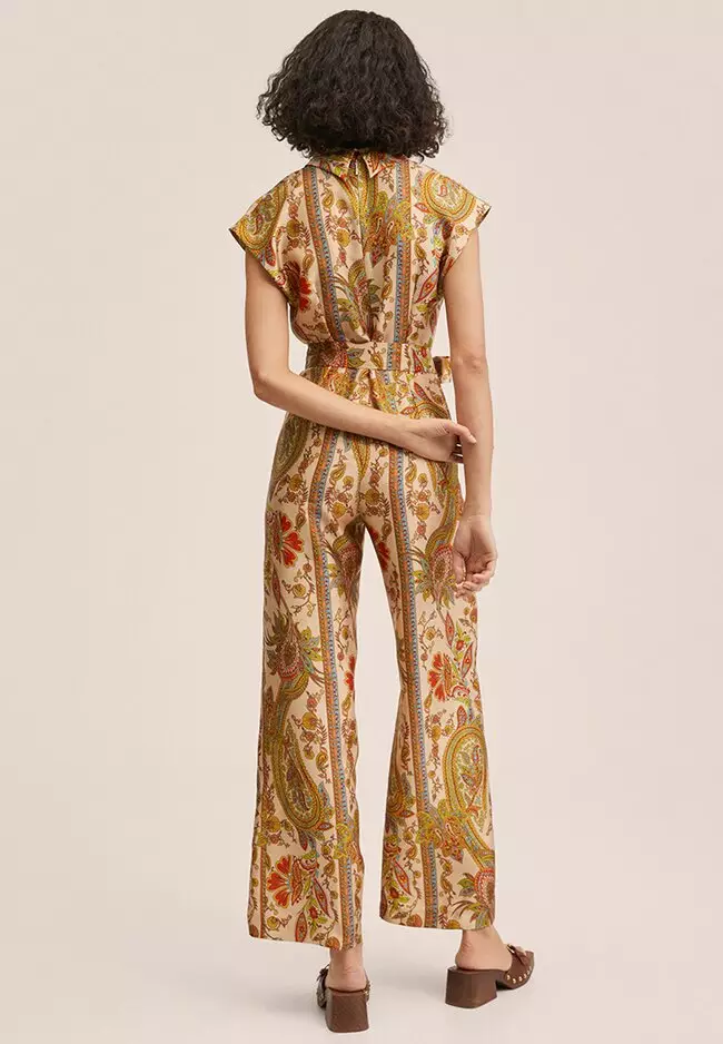 Paisley Print Jumpsuit