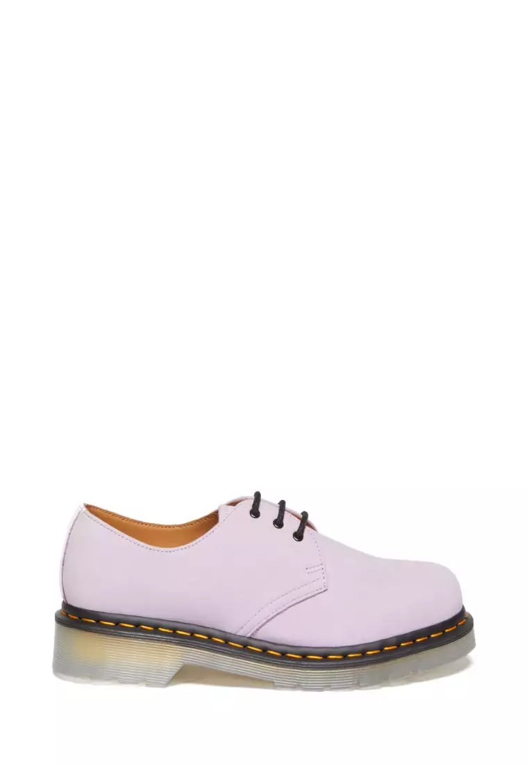 Purple doc martens best sale shoes